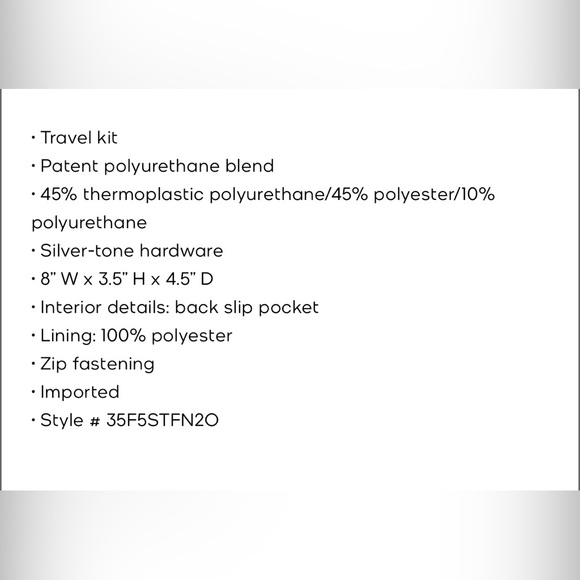 Michael Kors Silver Travel Kit - Picture 3 of 3